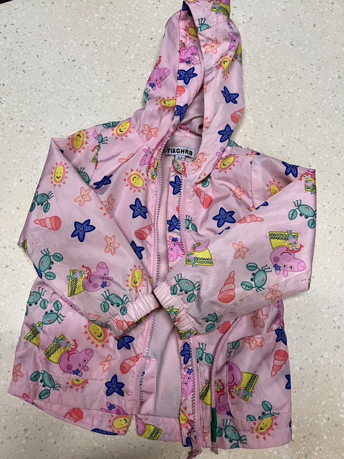 編號230-女童粉色外套